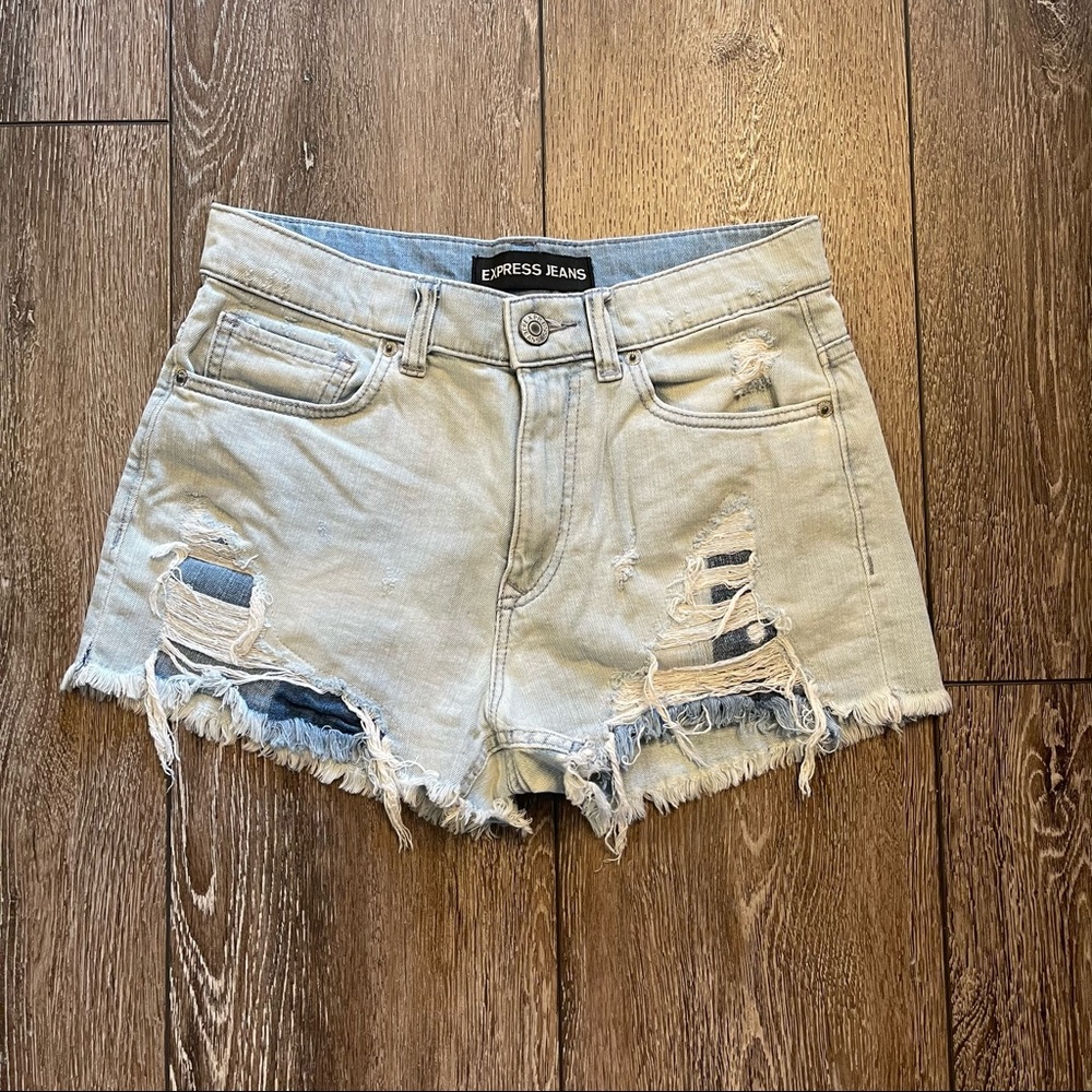 Express Distressed Shorts